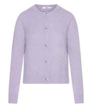 Load the image into the gallery viewer, 0039Italy cashmere-wool blend cardigan Giulia round neckline
