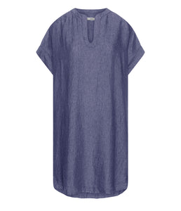 0039Italy Leinen Kleid Noralie