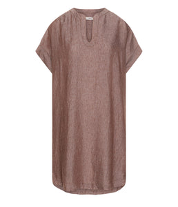 0039Italy Leinen Kleid Noralie