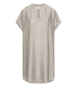 0039Italy Leinen Kleid Noralie
