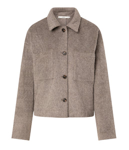0039Italy Outdoor Alpaka-Mix Jacke Hazel