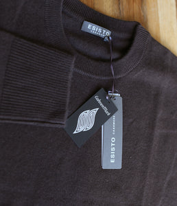 Esisto Kaschmir Pullover Rundhalsausschnitt Langarm