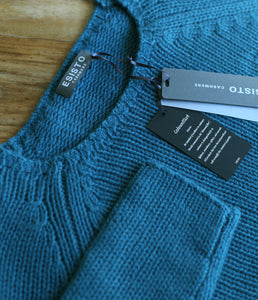 Esisto cashmere jumper stand-up collar long sleeve