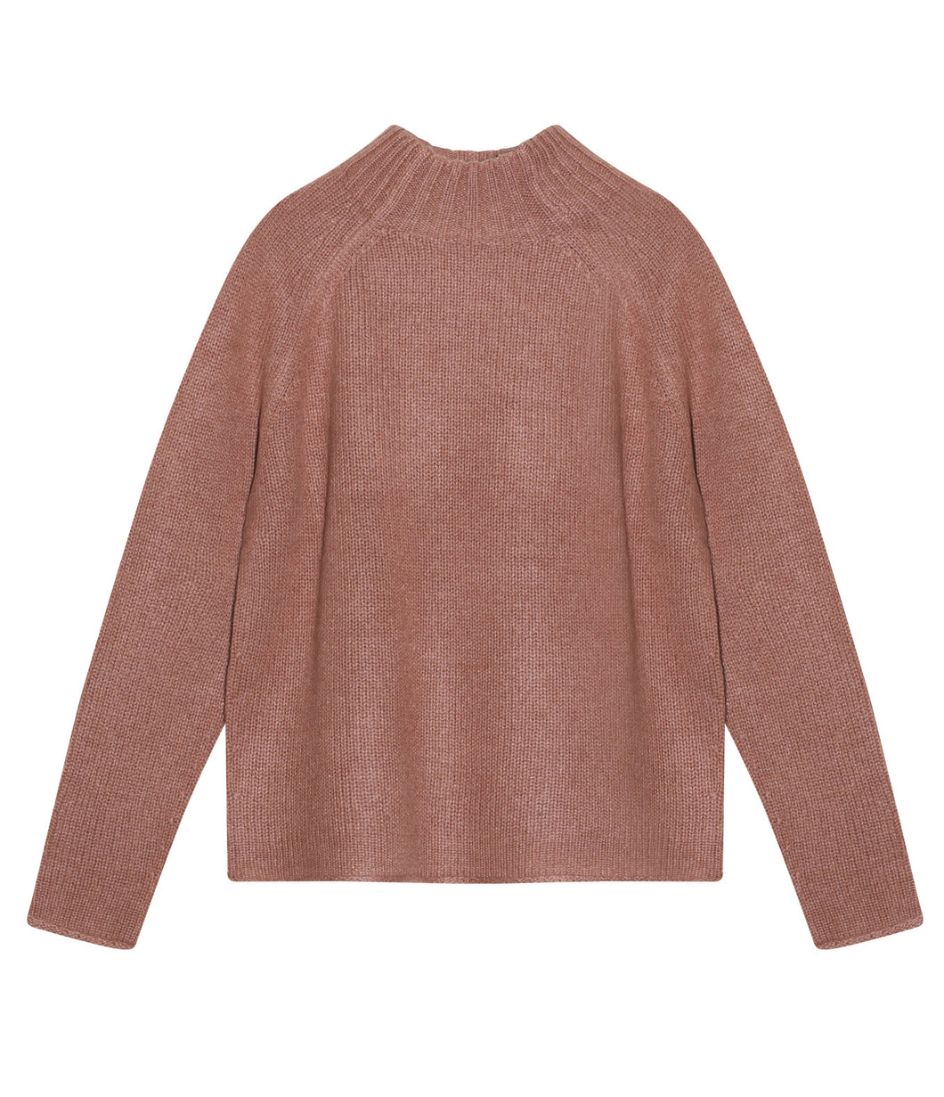 Esisto cashmere jumper stand-up collar long sleeve