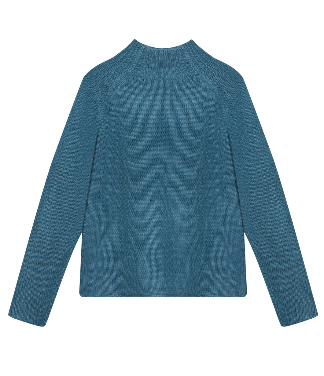 Esisto cashmere jumper stand-up collar long sleeve