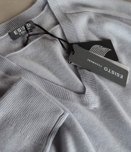 Esisto Kaschmir Pullover V-Ausschnitt