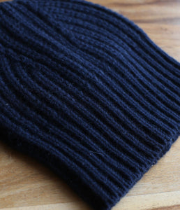 Esisto cashmere rib knit hat