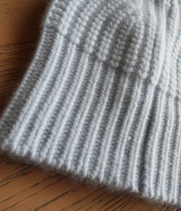 Esisto cashmere rib knit hat