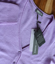 Load the image into the gallery viewer, Esisto cashmere cardigan V-neck long sleeve
