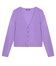 Load the image into the gallery viewer, Esisto cashmere cardigan V-neck long sleeve
