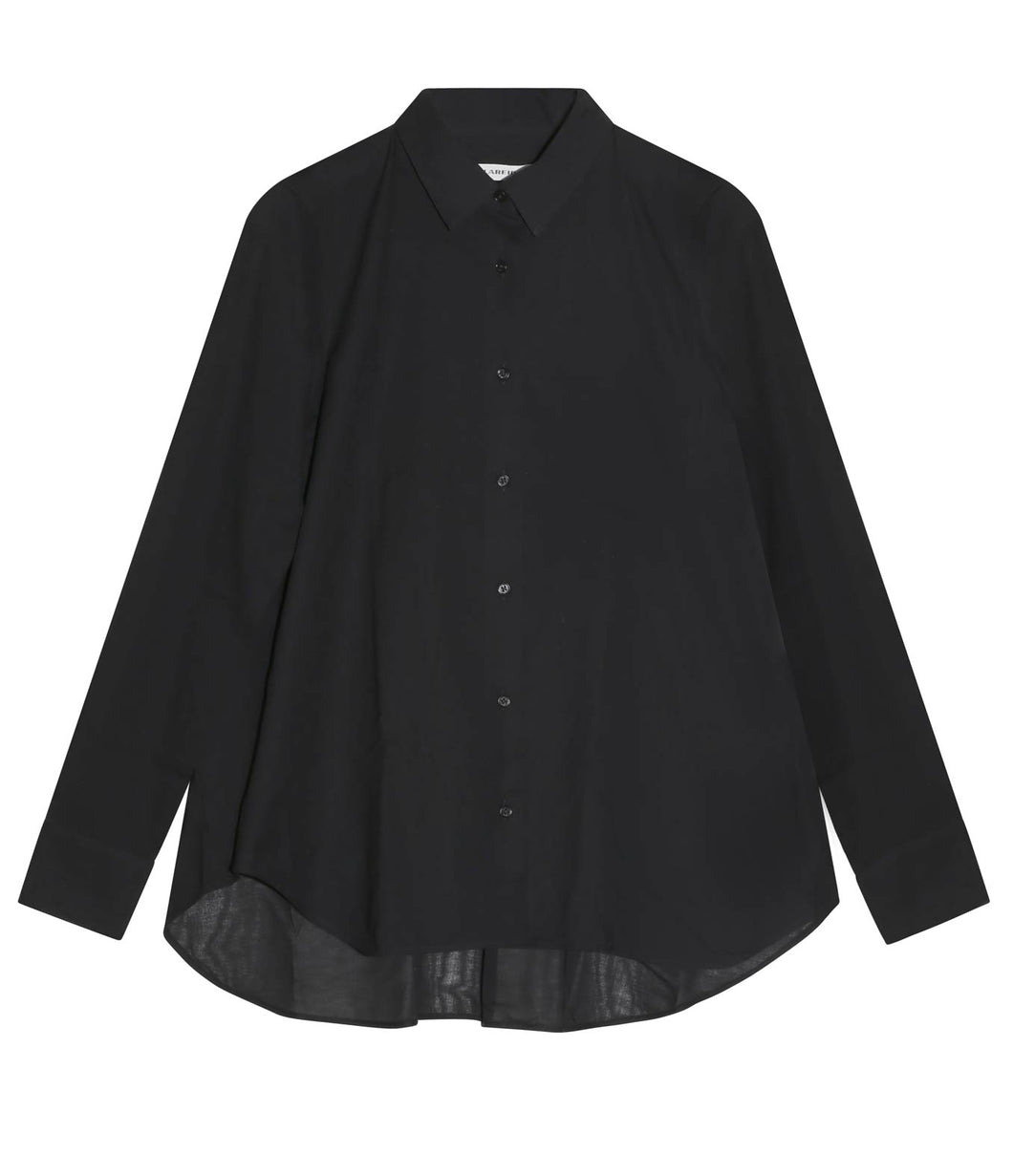 Lis Lareida Organza Baumwoll-Mix Bluse Lenon