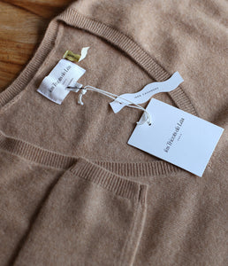 Les tricots de Léa Kaschmir Pullover Monjako V-Ausschnitt