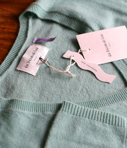 Les tricots de Léa Kaschmir Pullover Monjako V-Ausschnitt