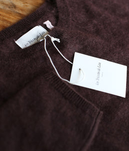 Les tricots de Léa Wolle-Kaschmir Pullover Marcel Rundhals-Ausschnitt