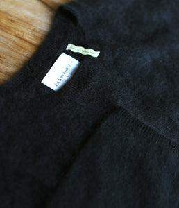 Les tricots de Léa Wolle-Kaschmir Pullover Marcel Rundhals-Ausschnitt