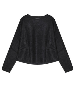 Les tricots de Léa Wolle-Kaschmir Pullover Marcel Rundhals-Ausschnitt