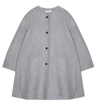 Load the image into the gallery viewer, Lis Lareida thin doubleface wool mix winter coat Frisco
