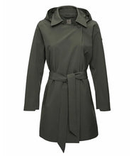 Load the image into the gallery viewer, Scandinavian Edition Midway rain short trench coat
