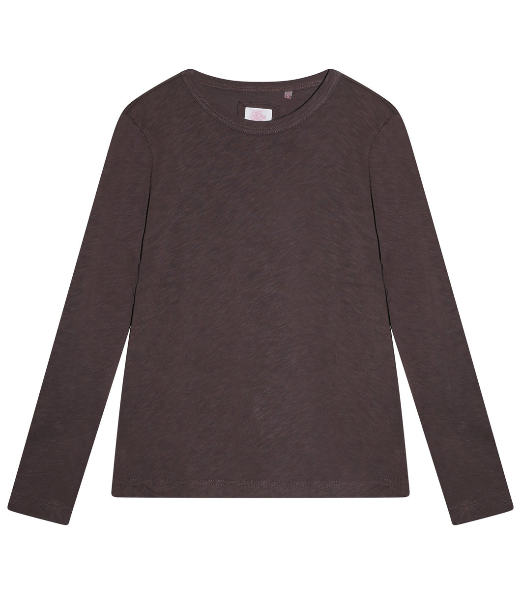 The Shirt Project Baumwoll Shirt Rundhalsausschnitt Langarm