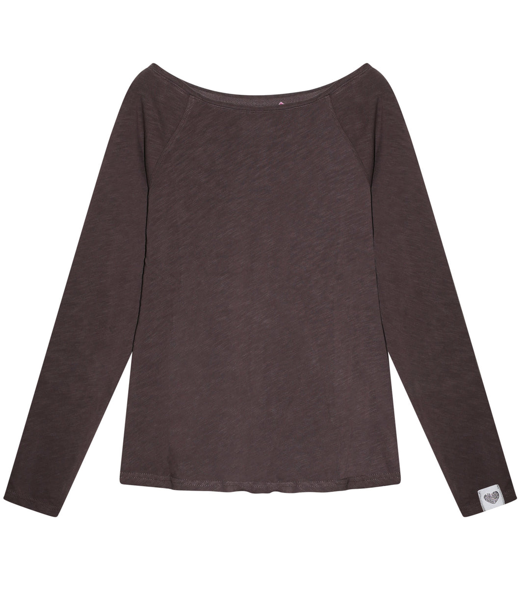 The Shirt Project Baumwoll Shirt Rundhalsausschnitt Langarm