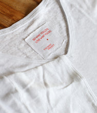 Load the image into the gallery viewer, The Shirt Project Leinen Shirt V-Ausschnitt Halbarm
