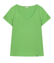 Laden Sie das Bild in den Galerie-Viewer, The Shirt Project Organic Baumwoll Shirt V-Ausschnitt Kurzarm
