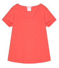 Load the image into the gallery viewer, The Shirt Project Organic cotton shirt V-neck short sleeve
