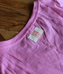 The Shirt Project Organic Baumwoll Shirt V-Ausschnitt Kurzarm