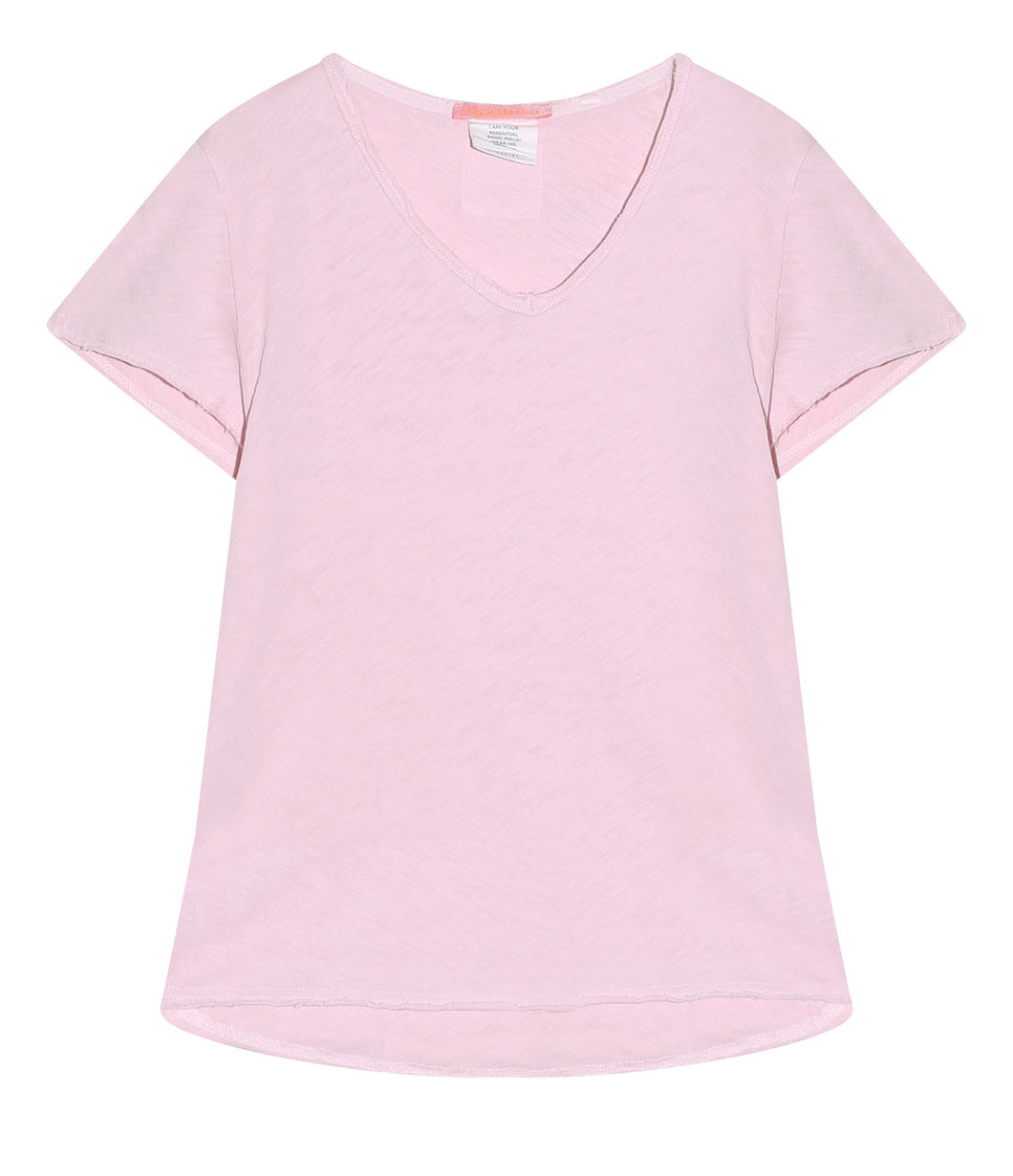 The Shirt Project Organic cotton shirt V-neck short sleeve