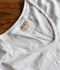 The Shirt Project Organic cotton shirt V-neck short sleeve