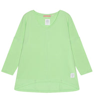 Load the image into the gallery viewer, The Shirt Project Organic Baumwoll Sweatshirt V-Ausschnitt 3/4 Arm
