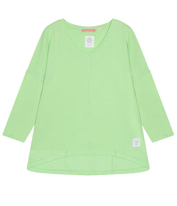 The Shirt Project Organic Baumwoll Sweatshirt V-Ausschnitt 3/4 Arm