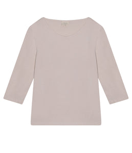 The Shirt Project Organic cotton-modal-mix shirt round neck 3/4 sleeve