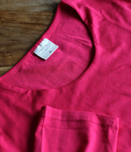 The Shirt Project Organic cotton-modal-mix shirt round neck 3/4 sleeve