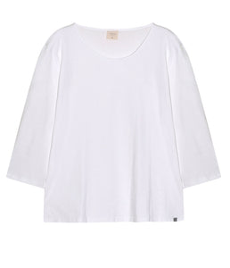 The Shirt Project Organic cotton-modal-mix shirt round neck 3/4 sleeve