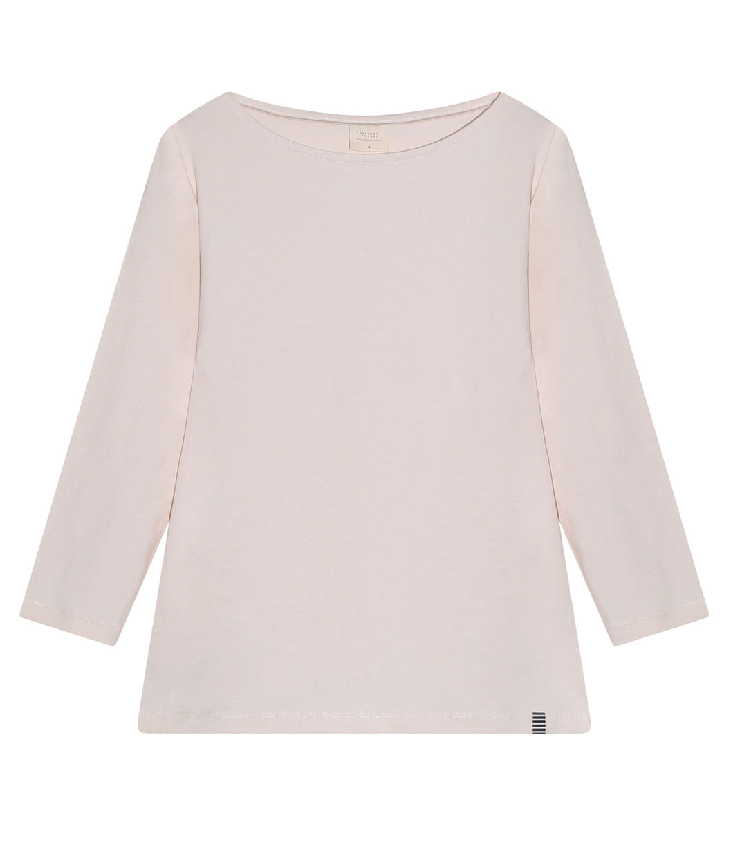 The Shirt Project Organic cotton-modal-mix shirt boat neck 3/4 sleeve