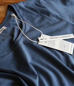 Trusted Handwork Baumwoll T-Shirt Paris Rundhalsausschnitt Kurzarm