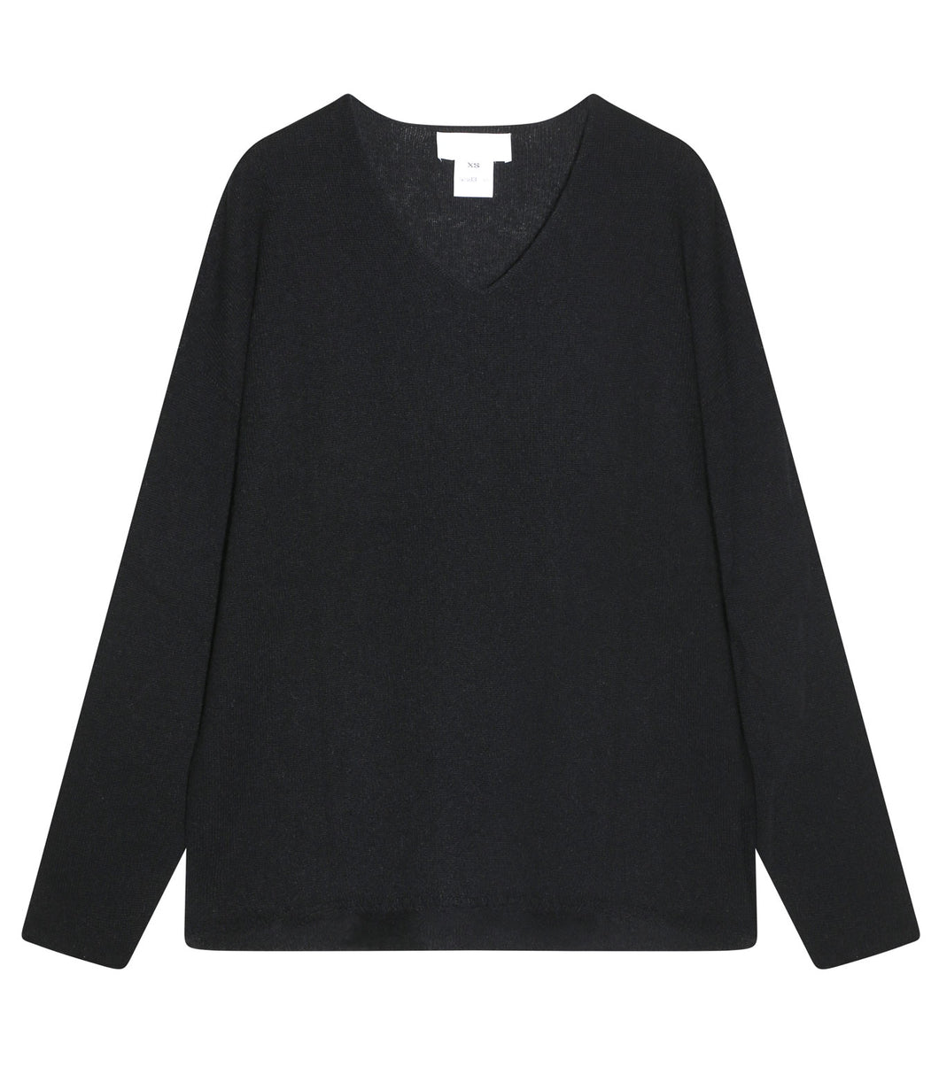 WLNS Kaschmir Pullover V-Ausschnitt