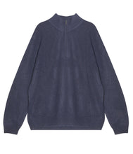 Laden Sie das Bild in den Galerie-Viewer, engage Herren recycled Kaschmir Pullover Zip Kragen
