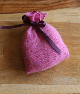 engage cashmere sachet with Swiss stone pine shavings