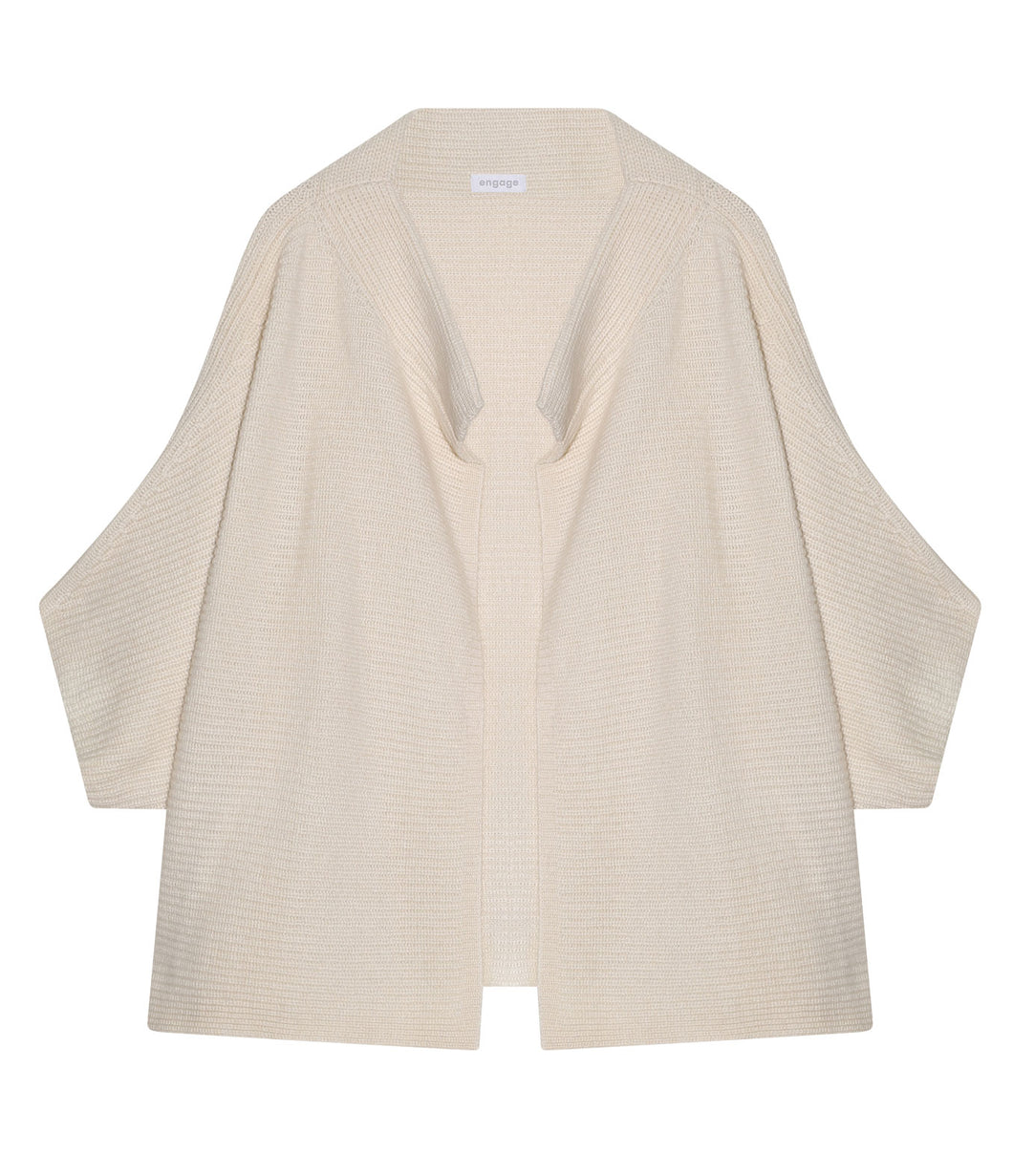 Eng Cashmere Open Poncho Jacket
