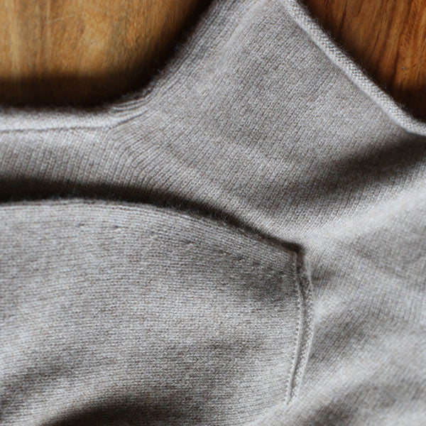 Esisto Kaschmir Kleid Hellgrau