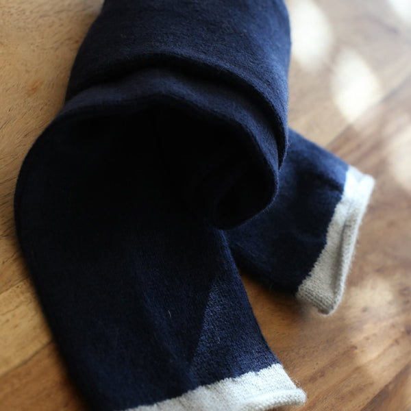 Engage Kaschmir Socken Dunkelblau