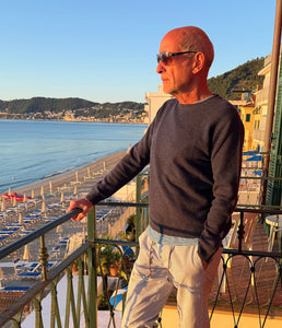 engage Mens Cashmere Recycled Crew Neck Sweater