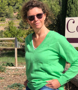 Les tricots de Léa Kaschmir Pullover Marilyna V-Ausschnitt