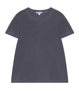 James Perse Baumwoll Shirt Rundhals Kurzarm