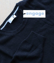 Load the image into the gallery viewer, engage Mens Cashmere Sweater Crew Neck
