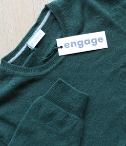 engage Herren Kaschmir Pullover Rundhalsausschnitt