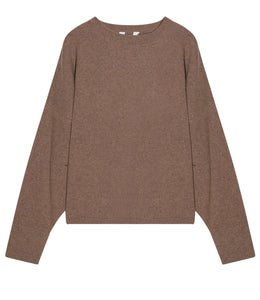 Re_Branded recycelt Kaschmir-Mix Pullover Rundhalsausschnitt