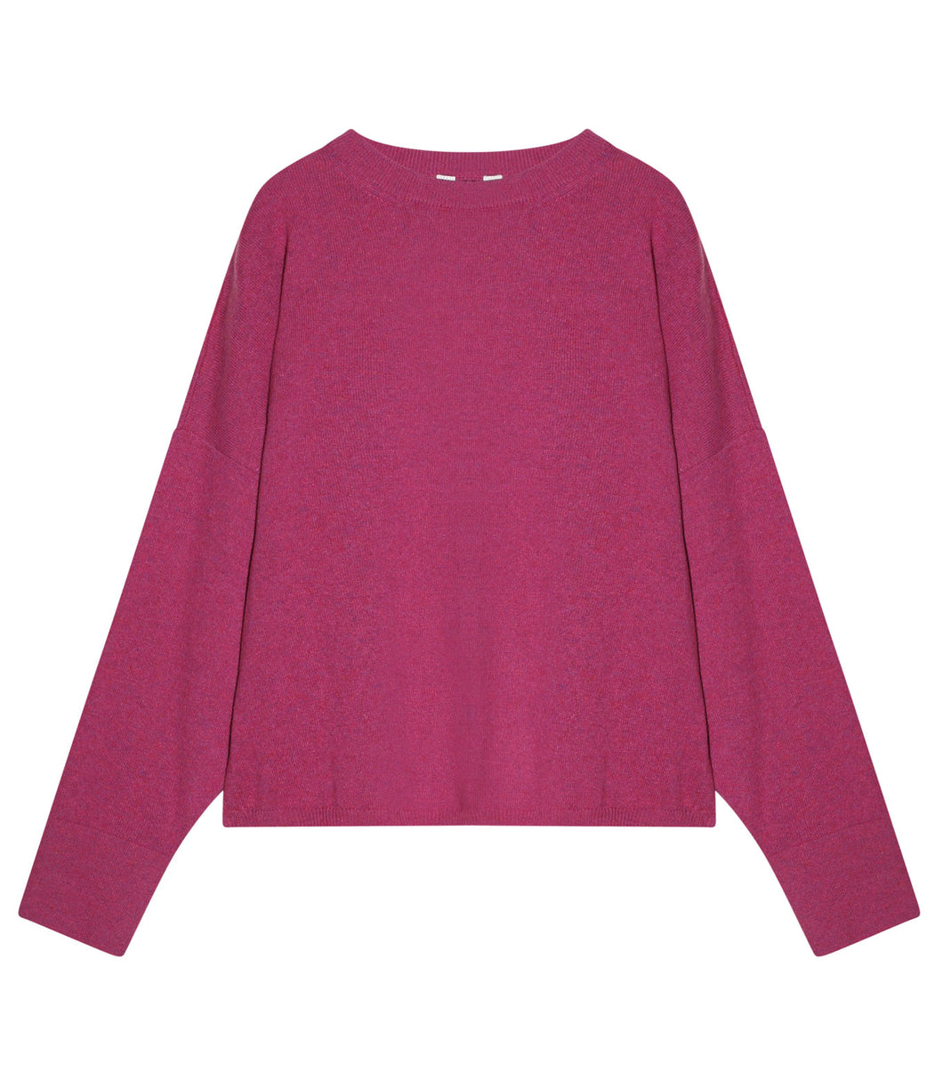 Re_Branded recycelt Kaschmir-Mix Pullover Rundhalsausschnitt